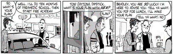 Luann on Monday February 24, 2003 Comic Strip
