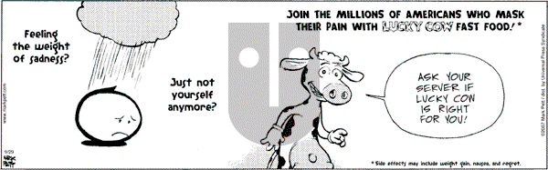 Lucky Cow on Saturday September 29, 2007 Comic Strip