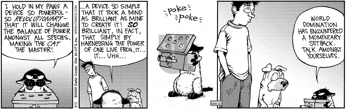 Get Fuzzy - Monday September 2, 2002 Comic Strip