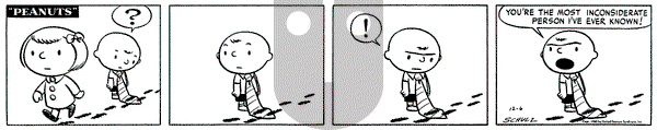 Peanuts on Wednesday December 6, 1950 Comic Strip