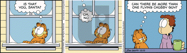 Garfield on Saturday December 22, 2018 Comic Strip
