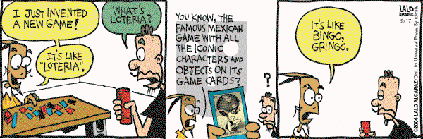 La Cucaracha on Friday September 17, 2004 Comic Strip