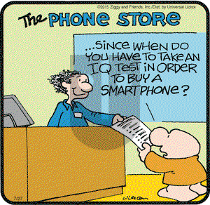 Ziggy on Monday July 27, 2015 Comic Strip