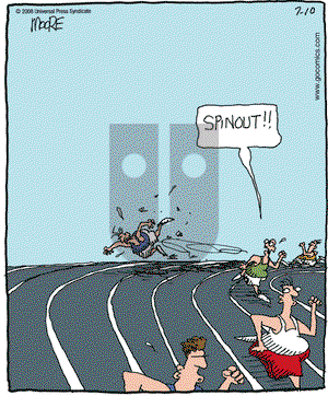 In the Bleachers on Thursday July 10, 2008 Comic Strip