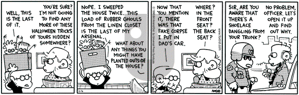 FoxTrot on Friday November 6, 1998 Comic Strip