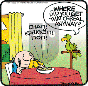 Ziggy on Saturday July 13, 2013 Comic Strip