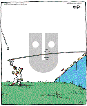 In the Bleachers on Monday June 2, 2003 Comic Strip