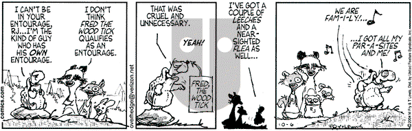 Over the Hedge on Wednesday October 6, 2004 Comic Strip