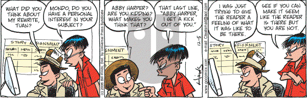 Cleats - Tuesday December 5, 2006 Comic Strip