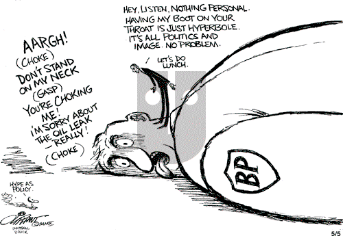 Pat Oliphant on Wednesday May 5, 2010 Comic Strip