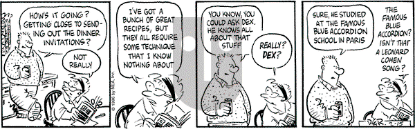 Betty on Thursday February 15, 1996 Comic Strip