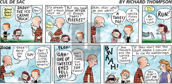 Cul de Sac on Sunday April 8, 2012 Comic Strip