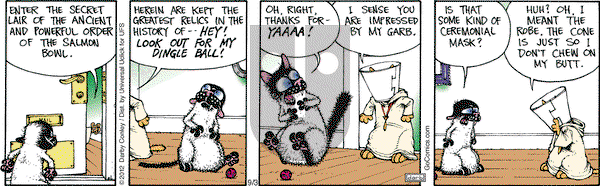 Get Fuzzy on Monday September 3, 2012 Comic Strip