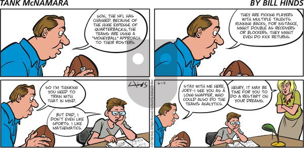 Tank McNamara - Sunday June 4, 2017 Comic Strip