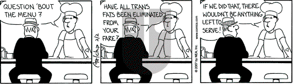 The Born Loser - Friday February 2, 2007 Comic Strip