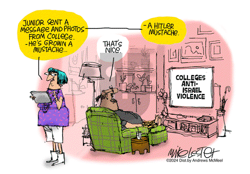 Mike Lester on Thursday April 25, 2024 Comic Strip