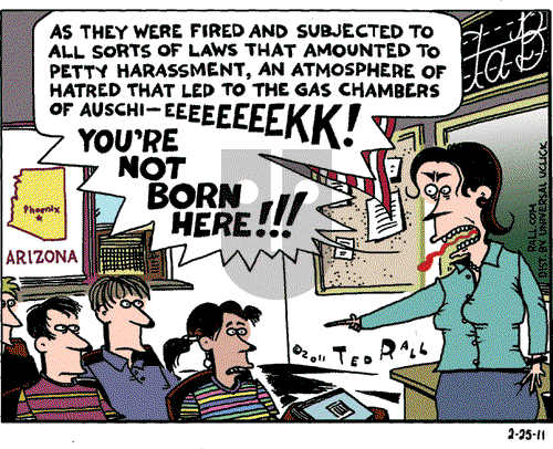 Ted Rall on Friday February 25, 2011 Comic Strip