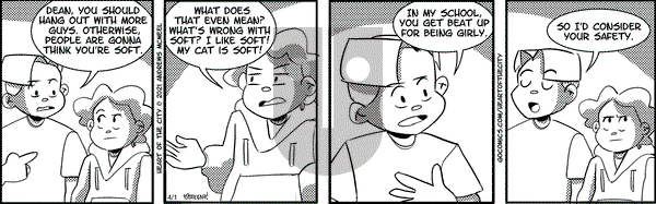 Heart of the City on Tuesday April 1, 2025 Comic Strip