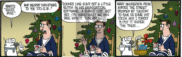 Monty on Friday December 25, 2015 Comic Strip