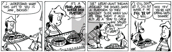 Buckles on Thursday May 15, 2025 Comic Strip
