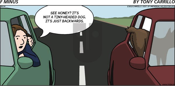 F Minus on Sunday October 14, 2012 Comic Strip