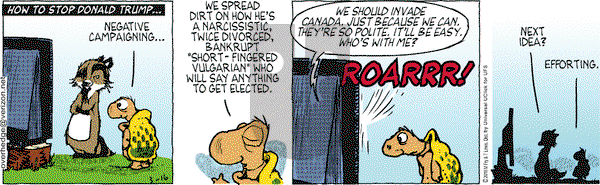 Over the Hedge on Wednesday March 16, 2016 Comic Strip