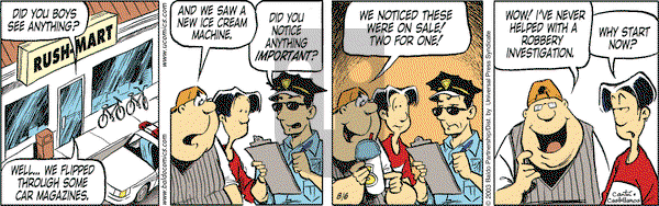 Baldo on Wednesday August 6, 2003 Comic Strip