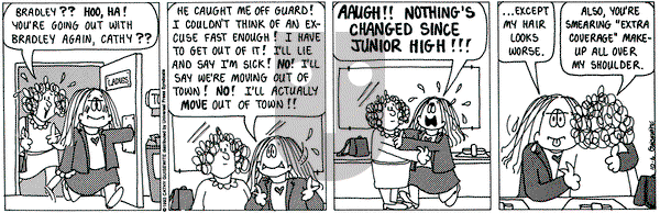 Cathy Classics on Wednesday October 6, 1993 Comic Strip