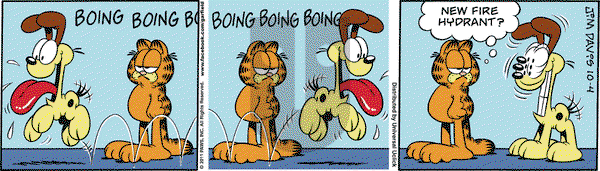Garfield on Tuesday October 4, 2011 Comic Strip