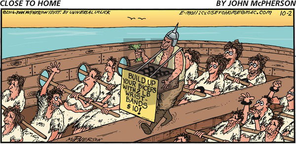 Close to Home on Sunday October 2, 2016 Comic Strip