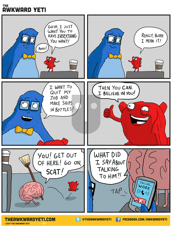 The Awkward Yeti on Monday January 12, 2015 Comic Strip