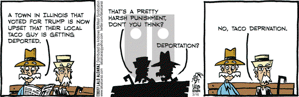 La Cucaracha on Thursday March 16, 2017 Comic Strip