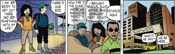 Luann on Tuesday August 26, 2014 Comic Strip