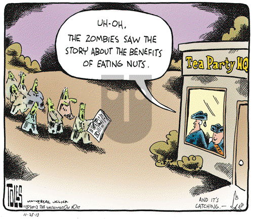 Tom Toles on Monday November 25, 2013 Comic Strip