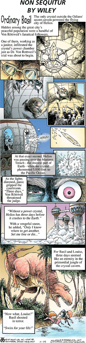 Non Sequitur on Sunday November 25, 2007 Comic Strip