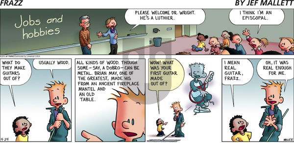 Frazz on Sunday April 24, 2016 Comic Strip