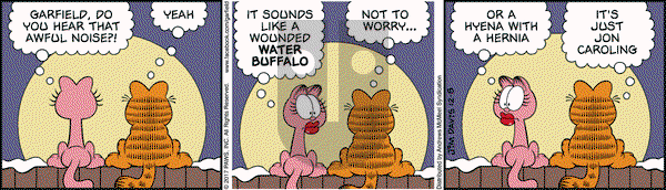 Garfield on Friday December 8, 2017 Comic Strip