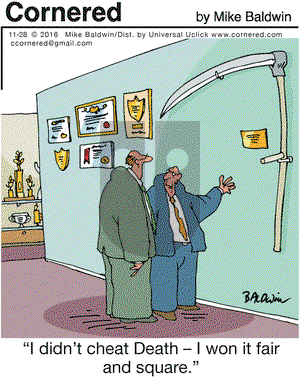 Cornered on Monday November 28, 2016 Comic Strip