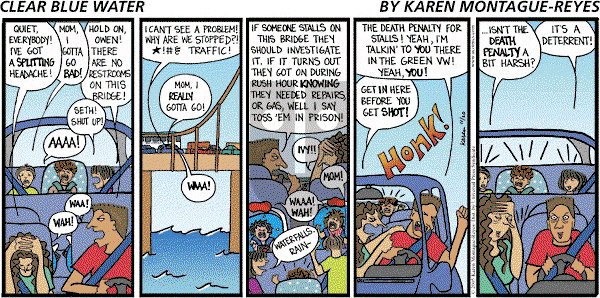 Clear Blue Water on Sunday November 20, 2005 Comic Strip