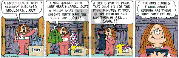 Cathy Classics on Friday April 23, 1999 Comic Strip