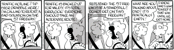 Drabble on Friday April 21, 2000 Comic Strip