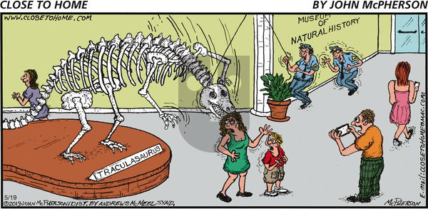 Close to Home on Sunday May 19, 2019 Comic Strip