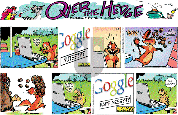Over the Hedge on Sunday November 20, 2011 Comic Strip