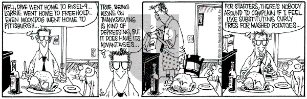 Monty on Thursday November 25, 2004 Comic Strip