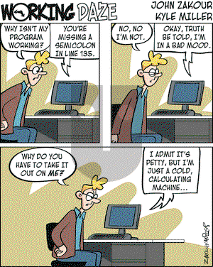 Working Daze on Saturday April 29, 2006 Comic Strip