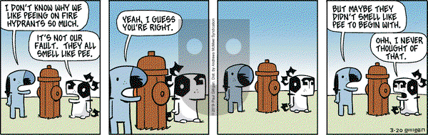 Pooch Cafe on Wednesday March 20, 2019 Comic Strip