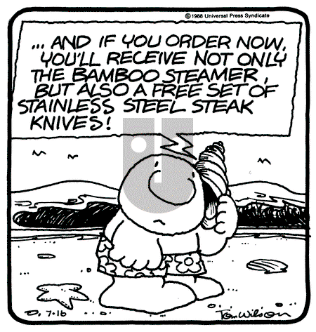 Ziggy - Saturday July 16, 1988 Comic Strip