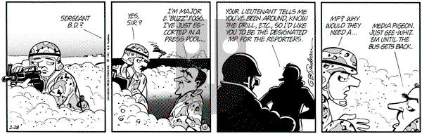 Doonesbury on Thursday February 28, 1991 Comic Strip