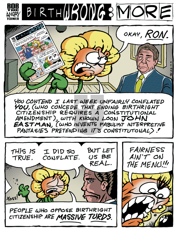 Bob the Angry Flower on Monday July 10, 2023 Comic Strip