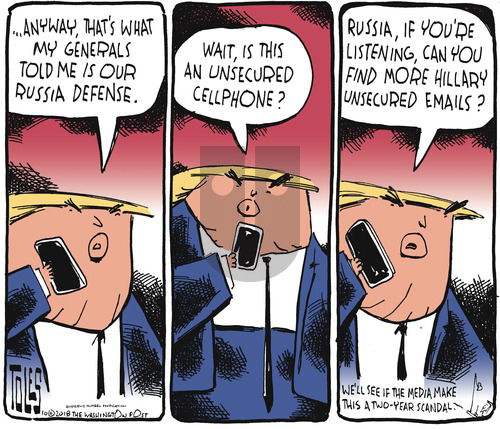 Tom Toles on Sunday October 28, 2018 Comic Strip